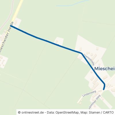 Grenzstraße Hellenthal Miescheid 