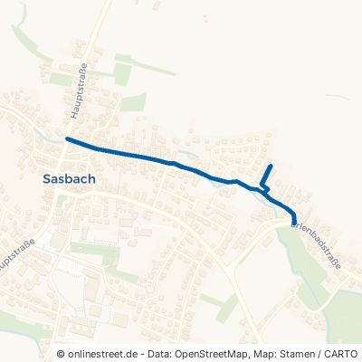 Oberdorfstraße Sasbach Ortsgebiet 