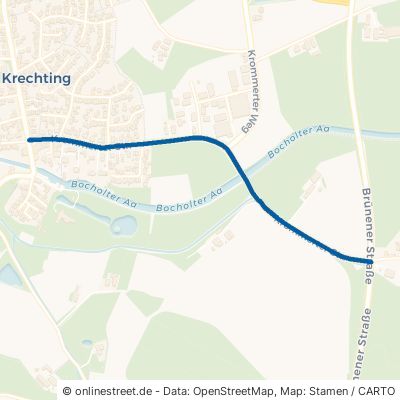 Krommerter Straße Rhede Krechting 
