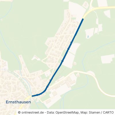 Bremer Straße Burgwald Ernsthausen 