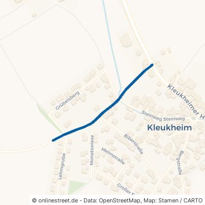 Oberleiterbacher Straße Ebensfeld Kleukheim 