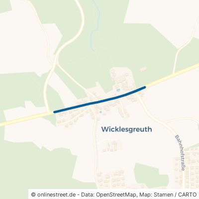Ansbacher Straße Petersaurach Wicklesgreuth 