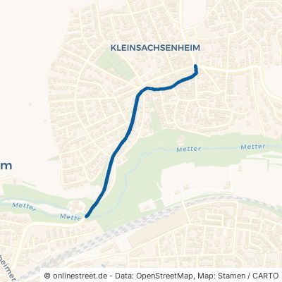 Großsachsenheimer Straße Sachsenheim Kleinsachsenheim 