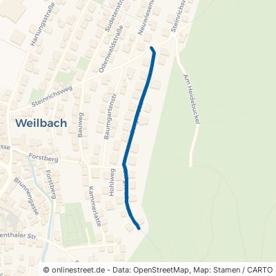 Bergstraße Weilbach 