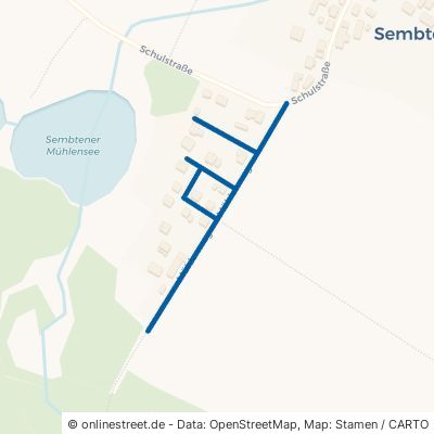 Mühlenweg Schenkendöbern Sembten 