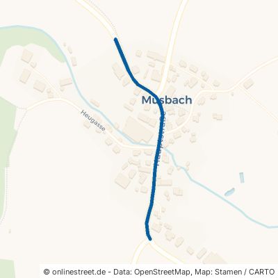 Hauptstraße Ebersbach-Musbach Musbach 