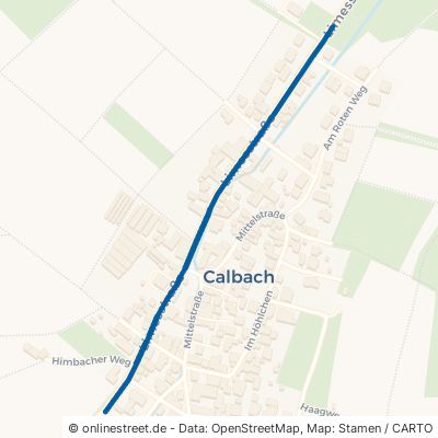 Limesstraße Büdingen Calbach 