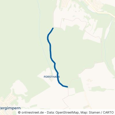 Jagdhausweg Neckarbischofsheim Untergimpern 