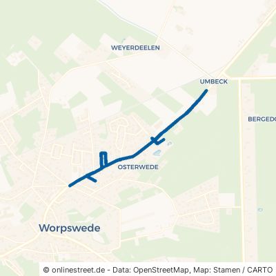 Osterweder Straße Worpswede 
