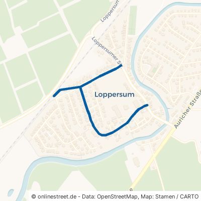 Schloßstraße Hinte Loppersum 