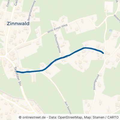 Rosengrundweg Altenberg Zinnwald-Georgenfeld 