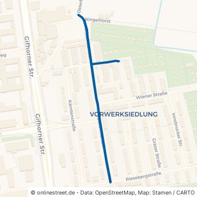 Steiermarkstraße Braunschweig Vorwerksiedlung 