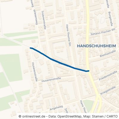 Mühlingstraße 69121 Heidelberg Handschuhsheim Handschuhsheim-West