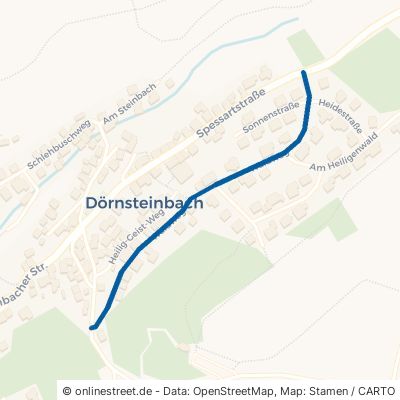 Waldweg Mömbris Dörnsteinbach 