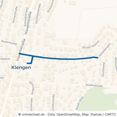 Arenbergstraße Brigachtal Klengen 
