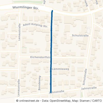 Theodor-Storm-Straße Tübingen Hirschau 