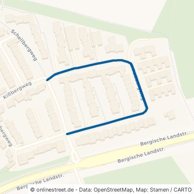 Poßbergweg 40629 Düsseldorf Ludenberg Stadtbezirk 7
