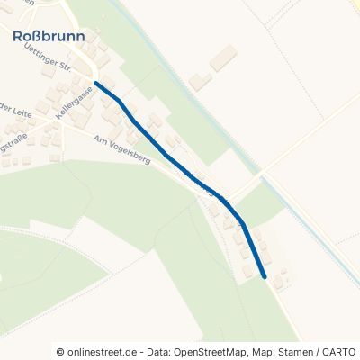 Pfarrweg Waldbüttelbrunn Roßbrunn 