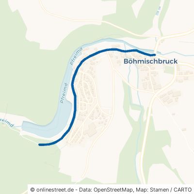 Pfreimdtalstraße Vohenstrauß Böhmischbruck 