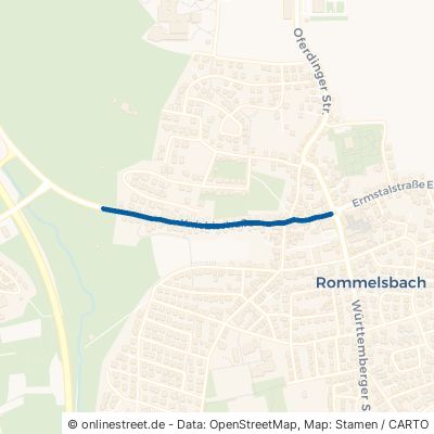 Kniebisstraße Reutlingen Rommelsbach 