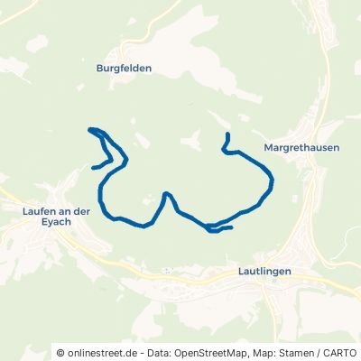 Unterer Heersbergweg Albstadt Laufen 