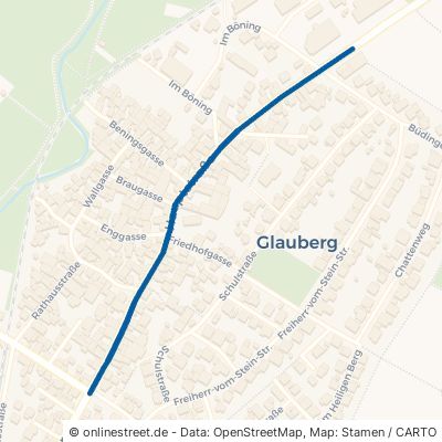 Hauptstraße 63695 Glauburg Glauberg 