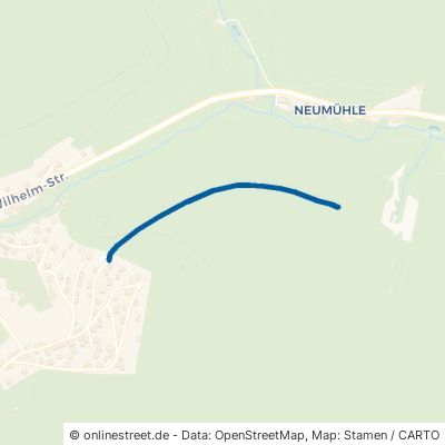 Riesenbergsackweg Wilhelmsfeld Unterdorf 