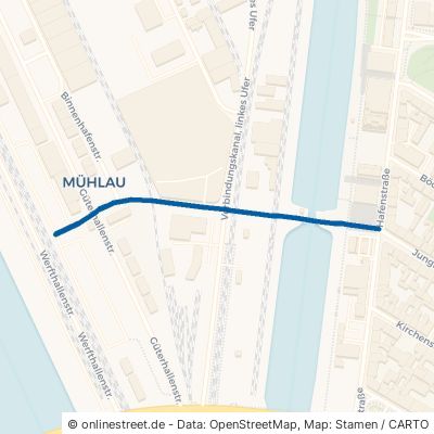 Verlängerte Jungbuschstraße Mannheim Mühlauhafen 