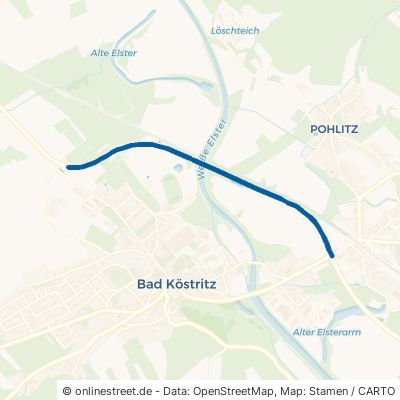 Ortsumgehung Bad Köstritz Bad Köstritz Pohlitz 