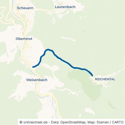 Reichentaler Straße Gernsbach Hilpertsau 