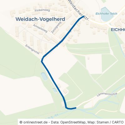 Lämmerweg Weitramsdorf Weidach-Vogelherd 