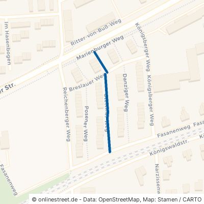 Stettiner Weg Offenburg Weststadt 