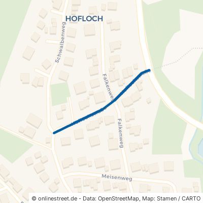 Hoflochstraße Fichtenberg Diebach 