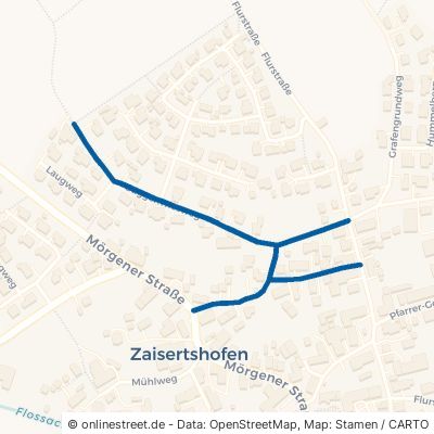 Guggenwiesweg Tussenhausen Zaisertshofen 
