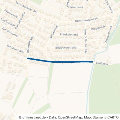 Heiligenbergstraße Schlat 