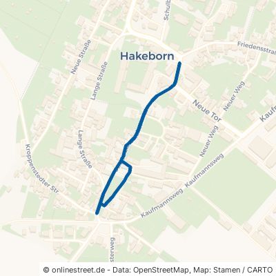 Straße Zum Hakel Börde-Hakel Hakeborn 