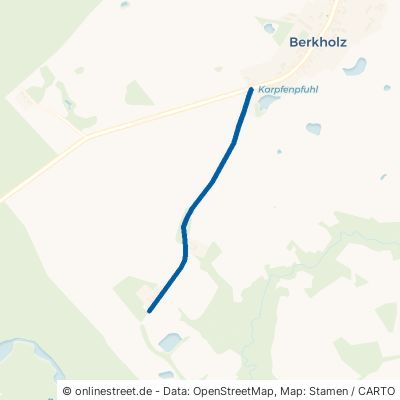 Wichmannsdorfer Weg Boitzenburger Land Berkholz 