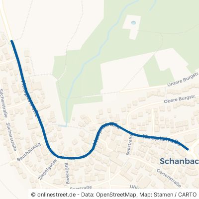 Hauptstraße Aichwald Schanbach 