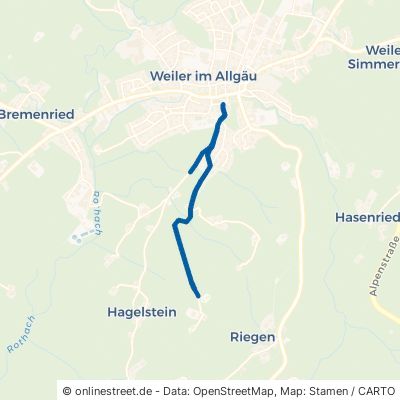 Scheibener Straße Weiler-Simmerberg Weiler 