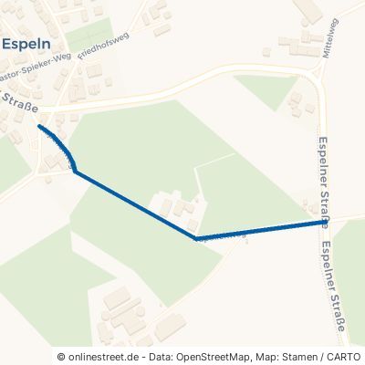 Kapellenweg Hövelhof Espeln 