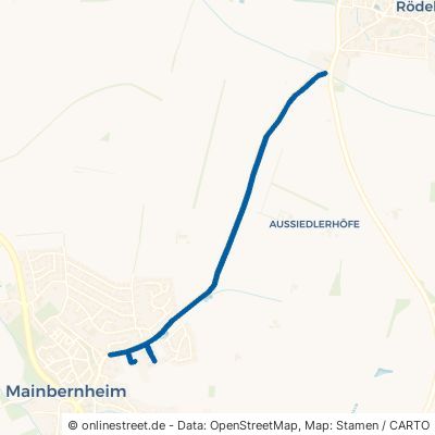Rödelseer Straße Mainbernheim 