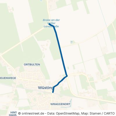Hauptstraße Hude Wüsting/Wraggenort 