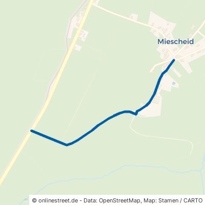Udenbrether Weg Hellenthal Miescheid 