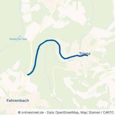 Römerstraße Fahrenbach Trienz 