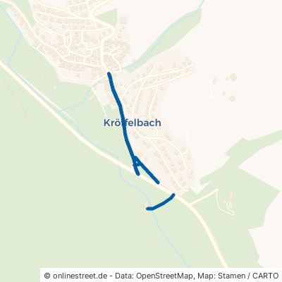 Brandoberndorfer Straße Waldsolms Kröffelbach 