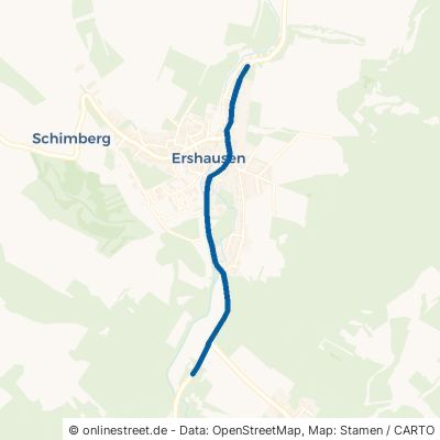 Privinzialstraße Schimberg Ershausen 
