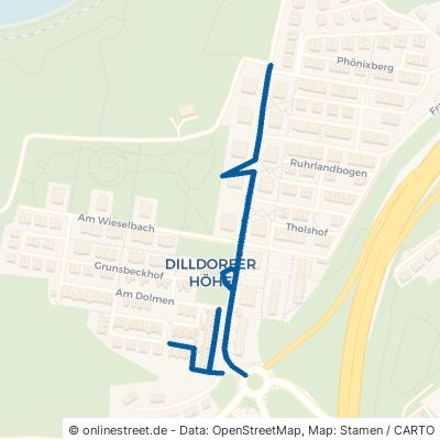 Dilldorfer Allee 45257 Essen Kupferdreh Stadtbezirke VIII