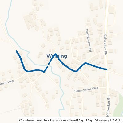 Weibinger Straße Bernried Weibing 