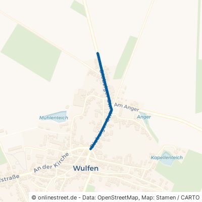 Diebziger Straße Osternienburger Land Wulfen 