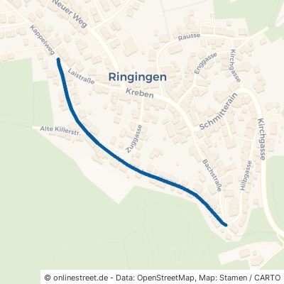 Helschlochstraße Burladingen Ringingen 